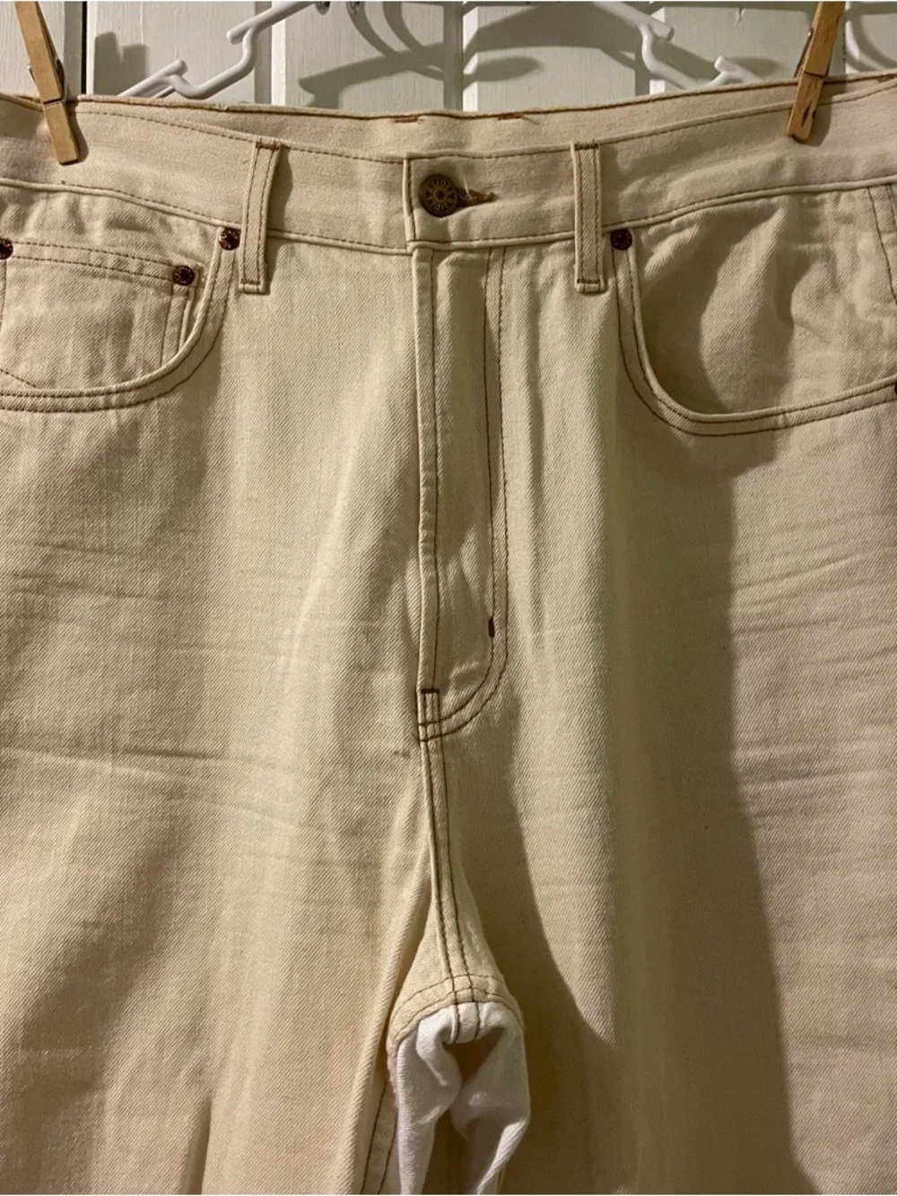 B SIDES bi-color denim pants size 31 NWOT